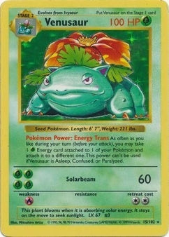 A Guide To Vintage Pokemon TCG Cards : What are your old Pokemon Cards Worth? Part 2: The Pokemon TCG 1999 Shadowless Base Set