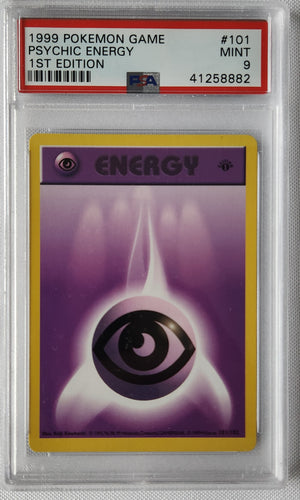 1999 Pokemon Trading Card Game Psychic Energy 1st Edition Base Set PSA 9